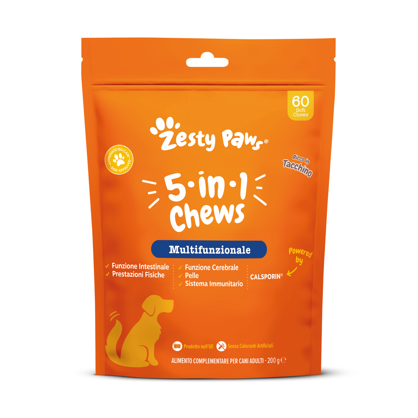 Multivitamins for Dogs 5 in 1 Chews – Zesty Paws IT