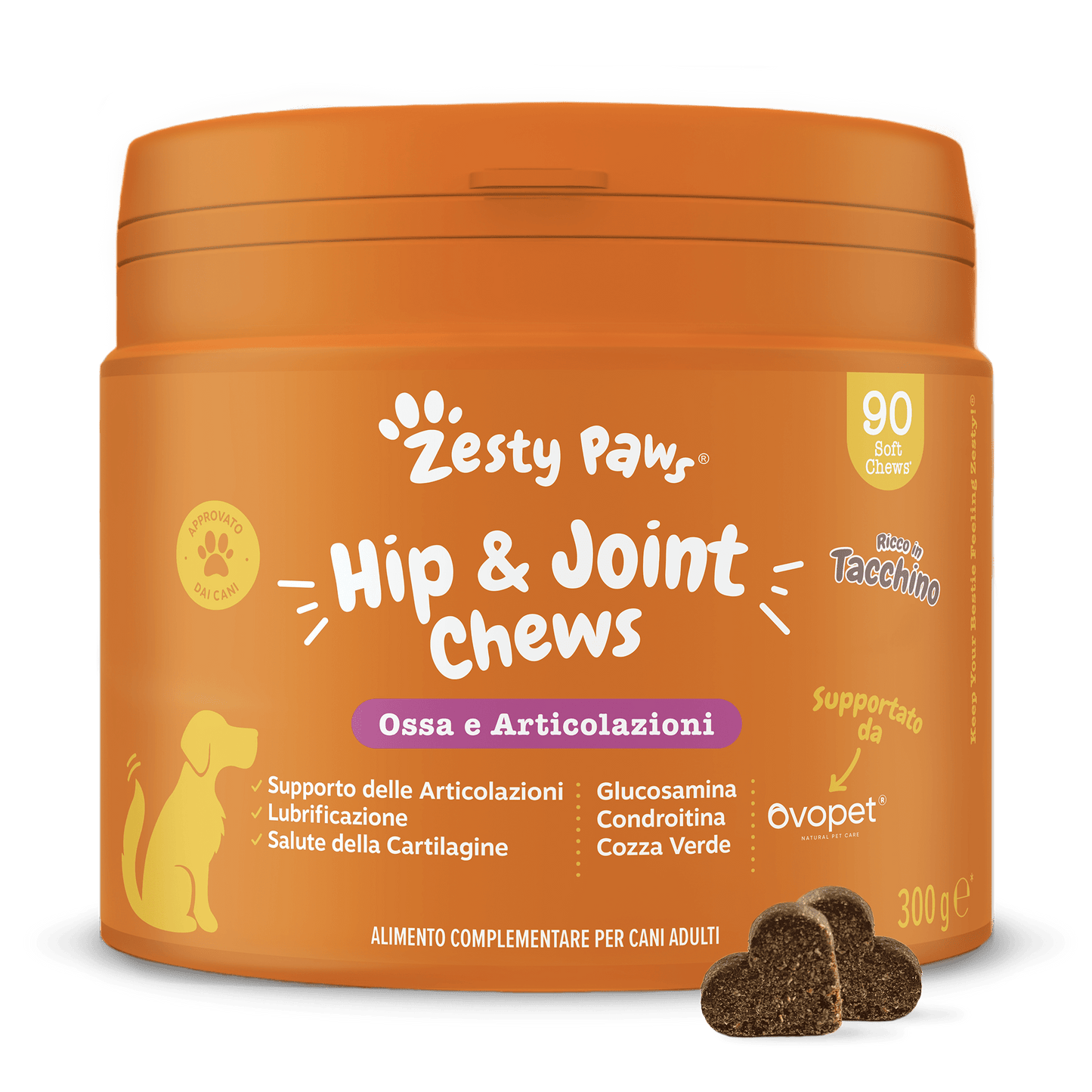 Zesty Paws Hip & Joint Chews - Turkey - 90 Chews