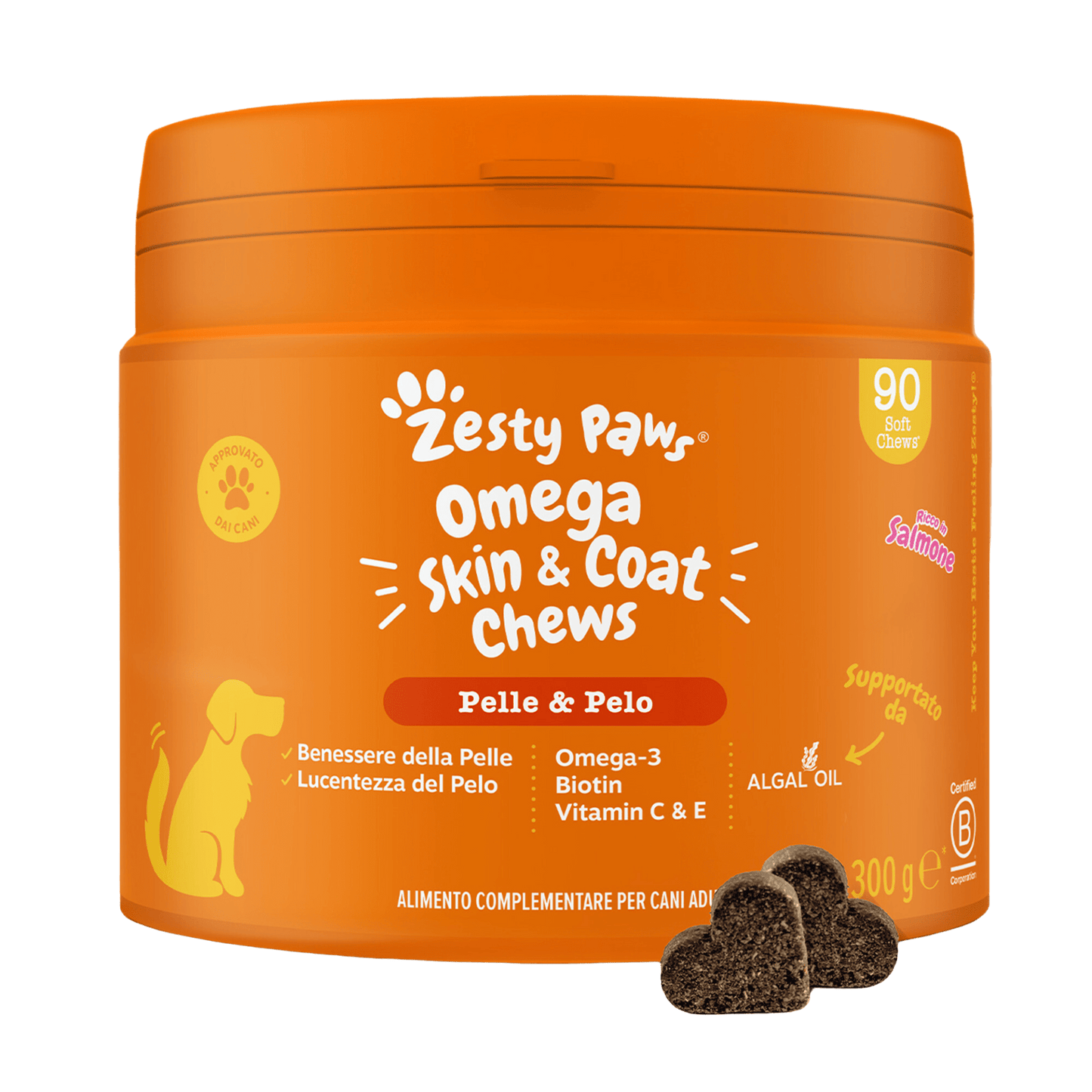 Zesty Paws Omega Skin & Coat Chews