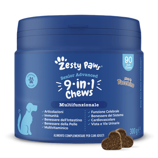 Zesty Paws Senior Advanced 9-1 Chews - Turkey - 90 Chews